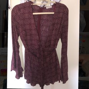 vagabond cutout romper